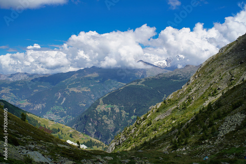 The Pennine Alps in Switzerland.