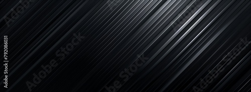 Black carbon fiber background, diagonal lines, dark grey gradient, minimalist design, high resolution