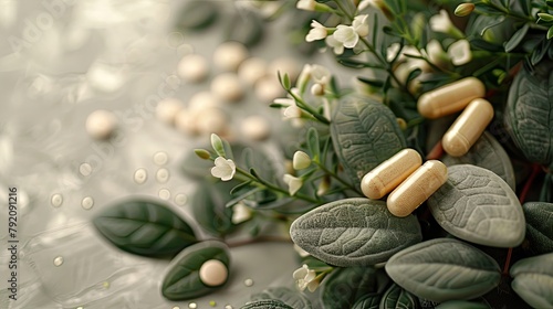 banner background National Herbalist Day theme, and wide copy space, herbal medicine, A herbalist's workshop with drying racks, herb bundles hanging, and tools of the trade, for banner, UHD image