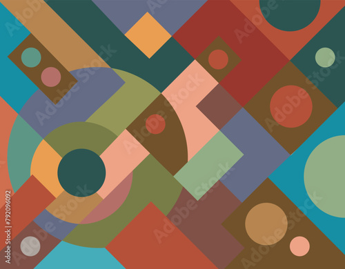 colorful abstract art for wall decoration
