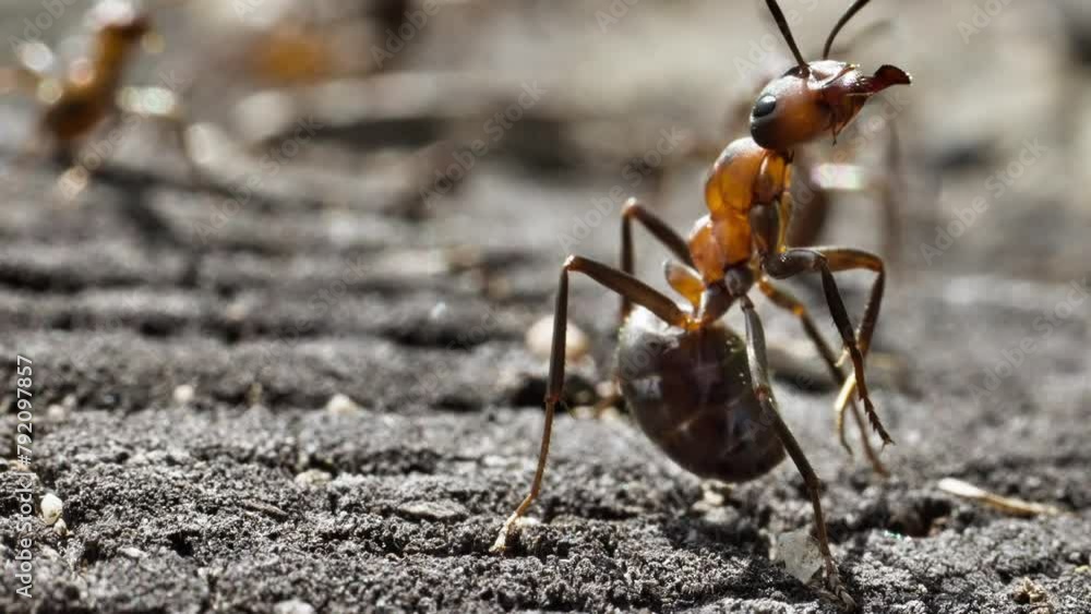 Formica rufa ants, macro shot
Formica rufa ants, macro shot