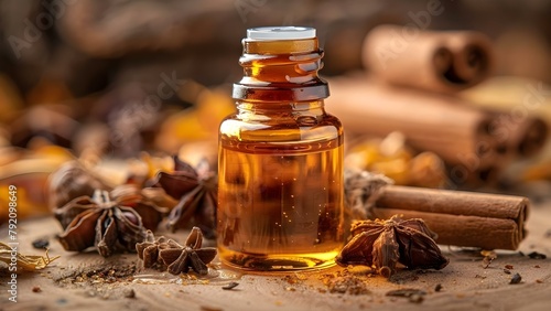 Licorice Root Extract Facial Serum: A Non-Branded Skincare Treatment. Concept Licorice Root, Facial Serum, Skincare Treatment, Non-Branded, Natural Ingredients