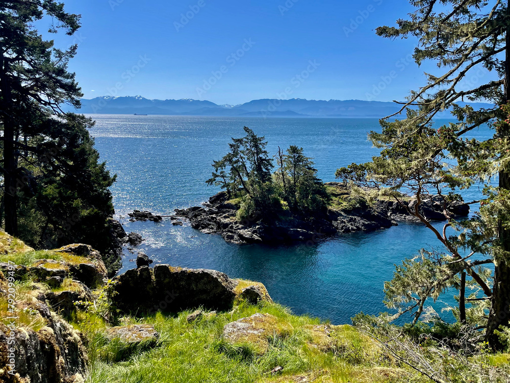 Naklejka premium Sooke BC in the Spring