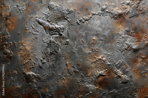 Vivid textures of corrosion and rust cover this metal surface, offering a strong visual of decay and the passage of time.