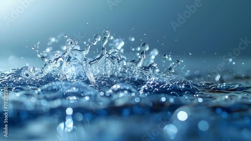 World Water Day highlights environmental issues like global warming and pollution. Concept World Water Day, Global Warming, Pollution, Environmental Issues