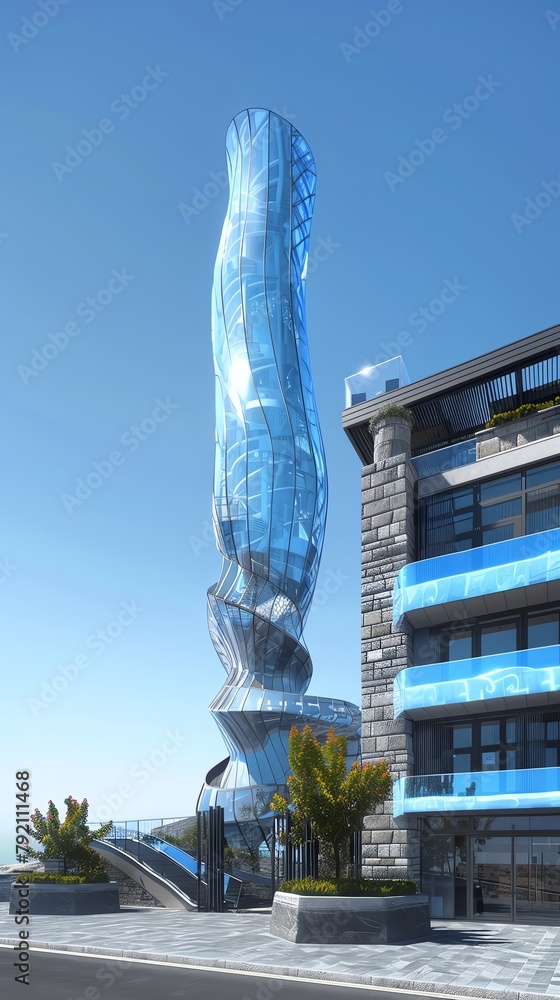 Building Design Invisible The architect, inspired by gravitys invisible hand, designed buildings ...