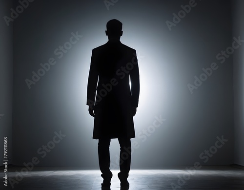 Silhouette of a man