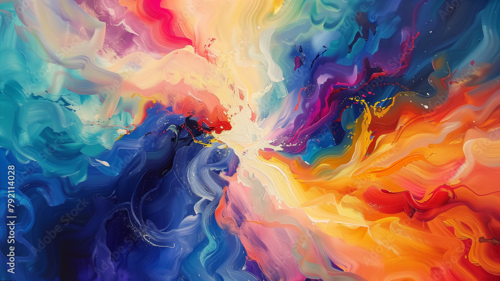Joyful Journey: An Abstract Expression of Fulfillment Joyful Journey: An Abstract Expression of Fulfillment