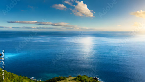 Blue sky and sea