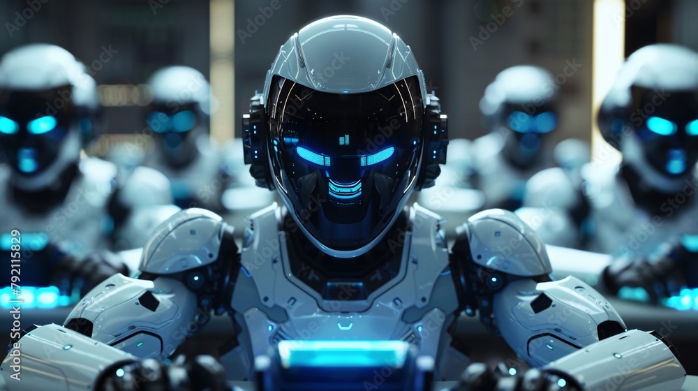 ai robot works in the office ai robot works in the office