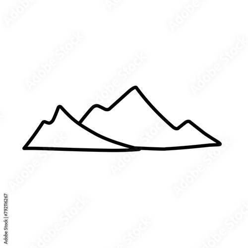 Mountain outline 