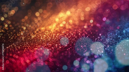 background fantastic festive abstract background of glitter magic multicolor  photo
