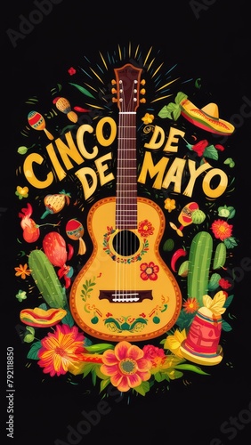 Cinco de Mayo celebrations, Theme with classical guitar