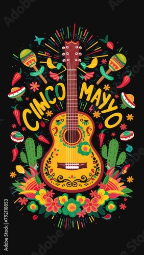 Cinco de Mayo celebrations, Theme with classical guitar