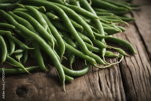 'green beans string rustic wood bean vegetable background raw wooden pod organic closeup alimentary group legume uncooked freshness vegetarian view agriculture isolated diet meal nourishment'