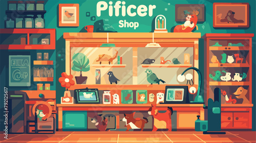 Pet shop design vector illustration eps10 graphic 2