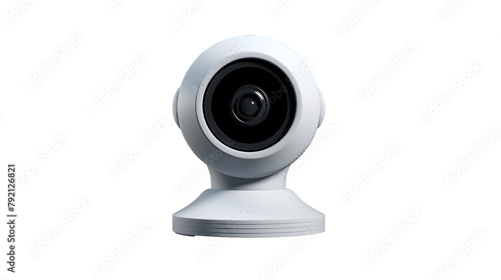 3d icon of generic gaming or streaming webcam in white, isolated on a white background, png 3d icon of generic gaming or streaming webcam in white, isolated on a white background, png