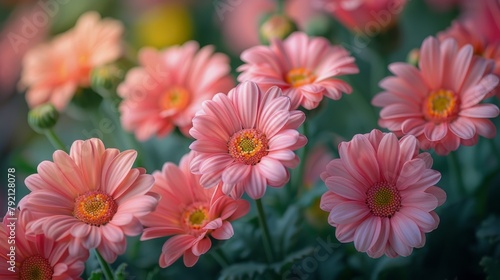 Pink Flowers Blooming on Branch