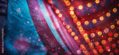 Spacious Room With Checkered Floor and Colorful Curtains