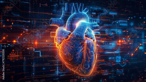 Heart Surrounded by Lines and Dots