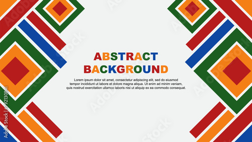 Abstract Colorful Background Design Template. Banner Wallpaper Vector Illustration. Colorful Rainbow