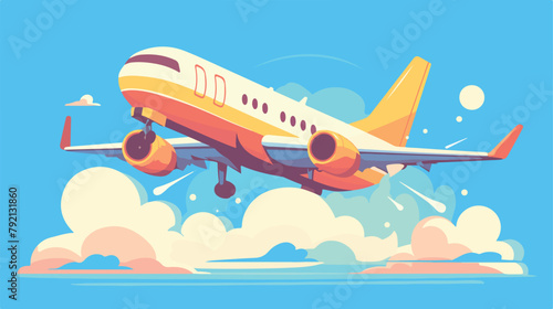 Plane Vector Icon Minimal Line Art With No White Ba