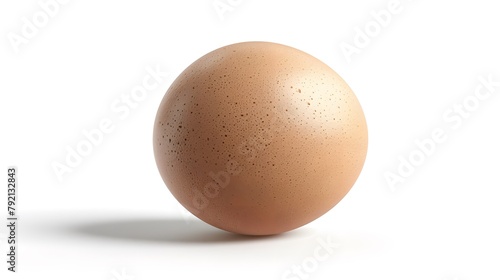 egg isolated on white background. Full Depth of field. Focus stacking. PNG