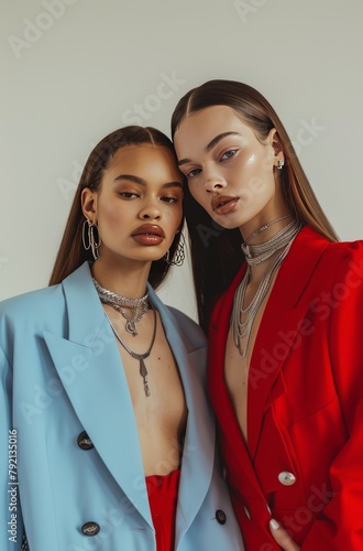 Two Women Posing for a Picture Together