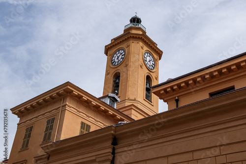 The Notre-Dame-du-Port de Nice church (1840 - 1853), also known as the Immaculate Conception church, is located on Place Ile-de-Beaute, in the Lympia port district. Nice, France.