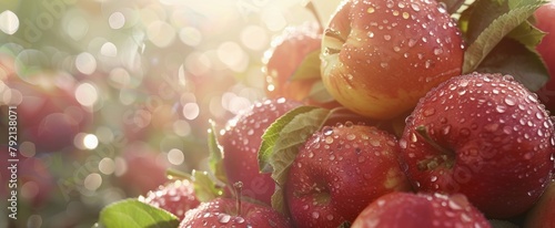 Close Up of a Bunch of Strawberries