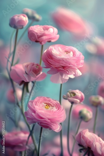 Pink Flowers Arranged in a Vase