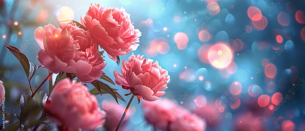 Flowers Scatter Across Green Grass Flowers Scatter Across Green Grass