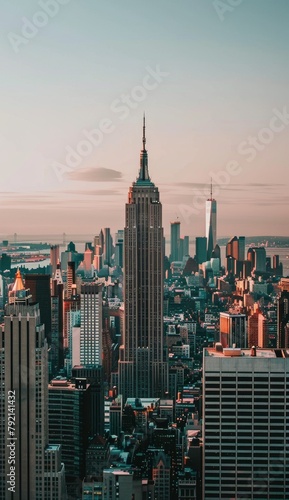 A View of the Empire Building in New York City © olegganko