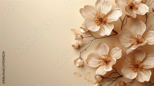 Bunch of Flowers Hanging on Wall