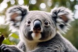 'koala a cute alone animal arboreal aussie australia australian background bear tree branch brisbane climb cuddly curious ear embracing endangered eucalyptus face fur furry fuzzy grey hold lazy leaf'