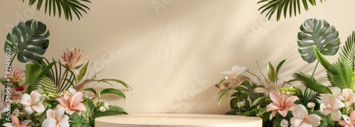 Group of Tropical Plants Together