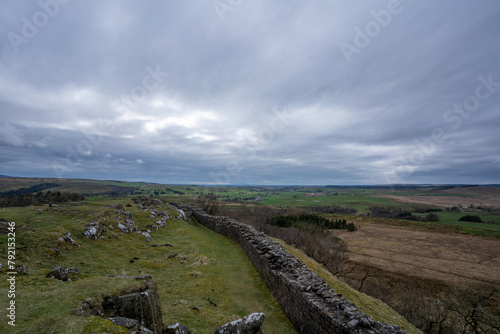 Hadrian's Wall at Walltown Crag photo