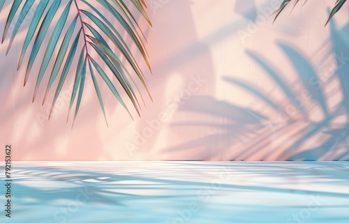 Palm Tree Shadow on Wall