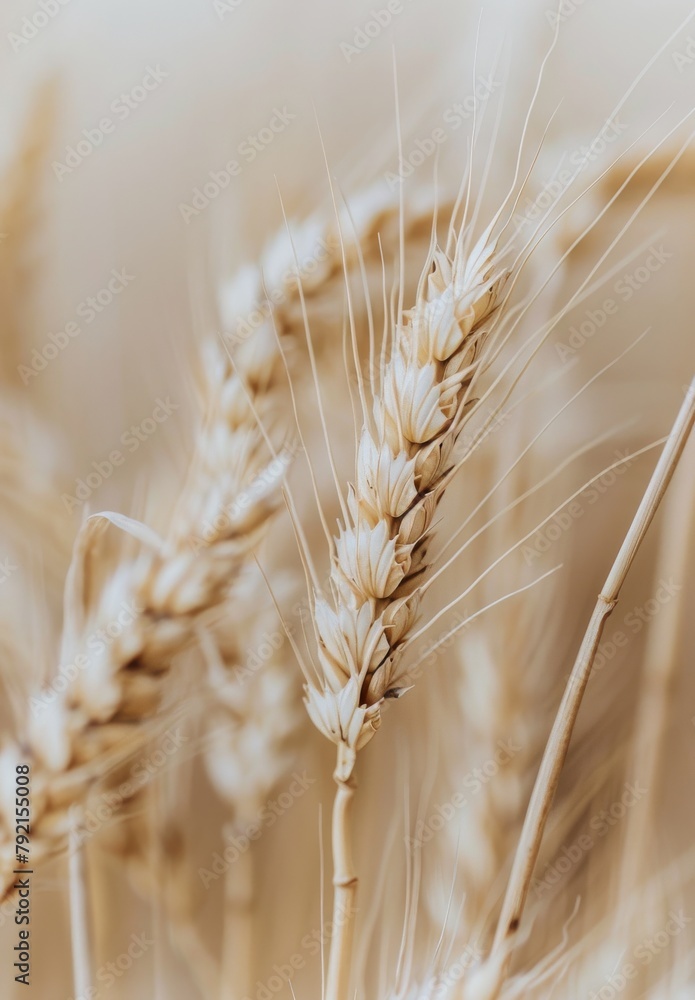 Fototapeta premium Close Up of a Bunch of Wheat