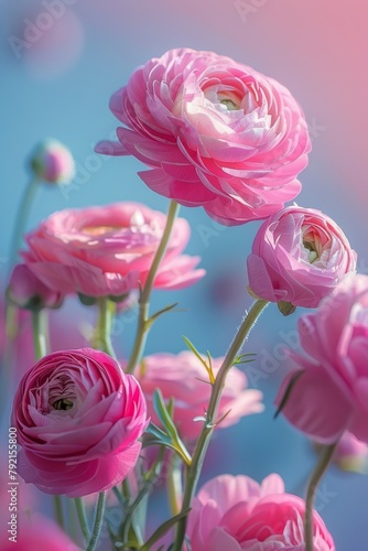 Pink Flowers Arranged in a Vase