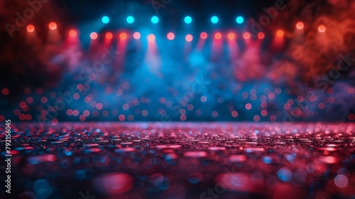 Blurry Stage With Lights