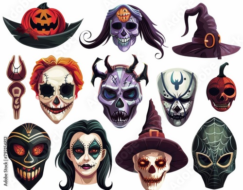 Halloween Masks and Props 