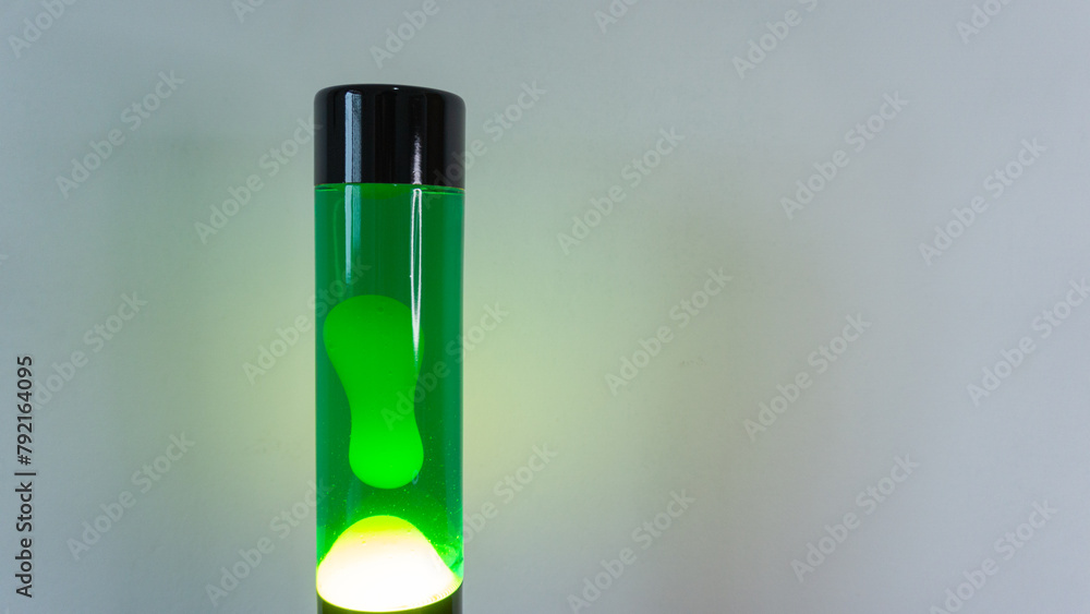 Vibrant Green Lava Lamp Illumination Vibrant Green Lava Lamp Illumination