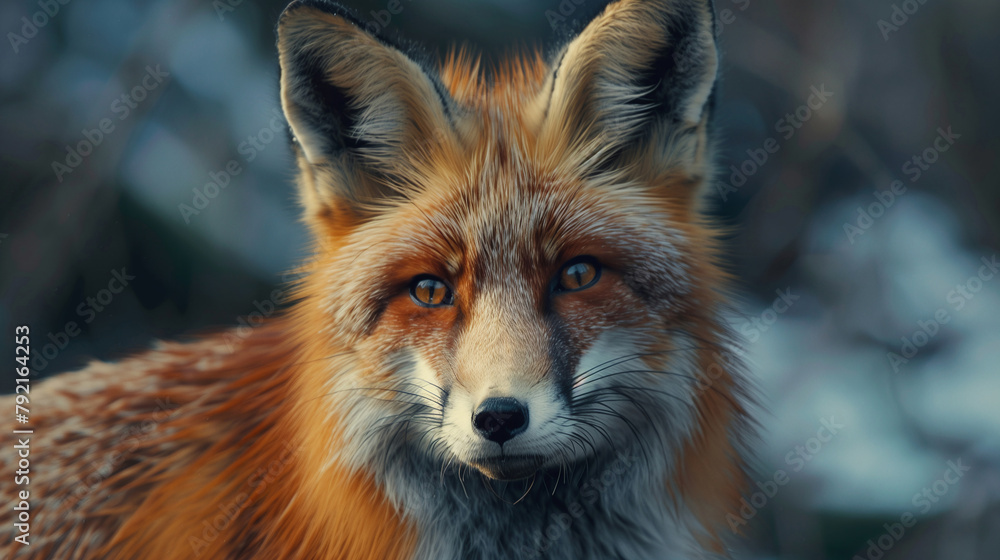 Fototapeta premium Fox Gaze, Autumn Whiskers