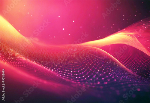 'concept technology connection data big business network social internationalization design line wave intricate aesthetic gradient connect point dot abstract binary blue code colours' © akkash jpg