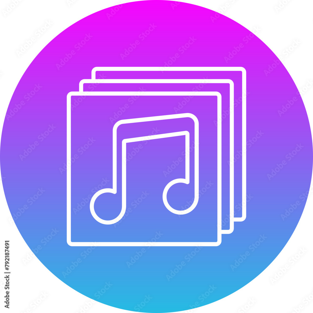 Music Album Icon Music Album Icon
