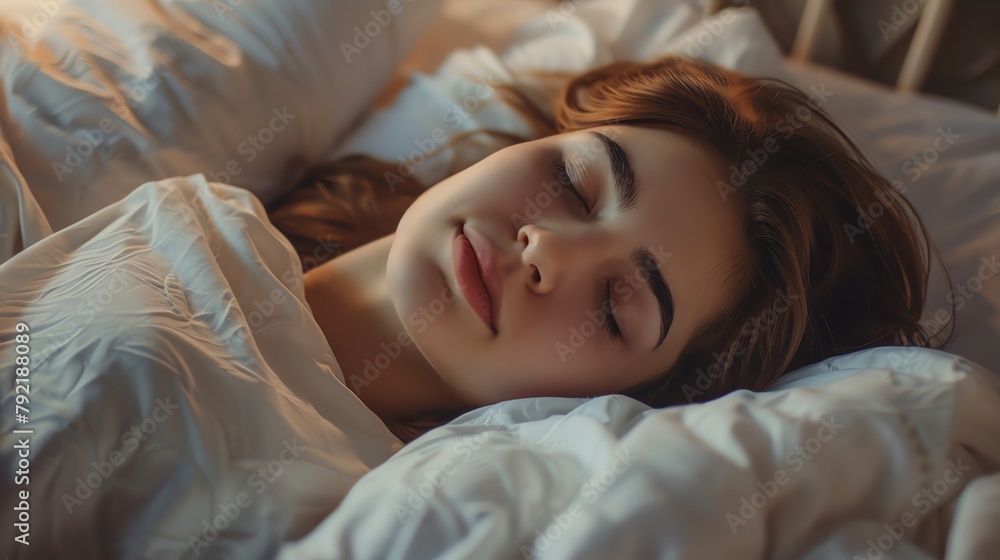 Beautiful woman sleeping Beautiful woman sleeping