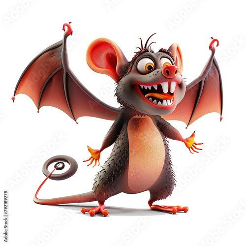 Rat mutants cartoon design character. Mutants mouse cartoon illustration photo