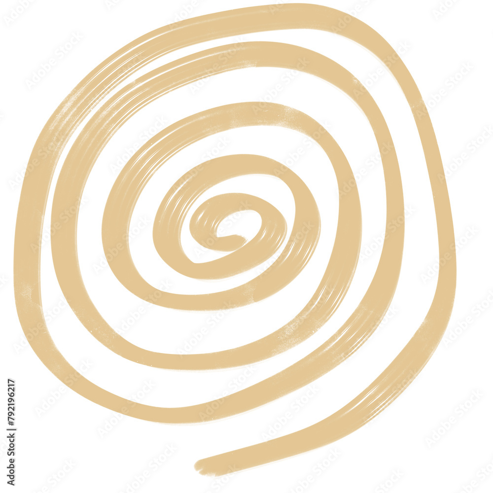 Fototapeta premium Abstracts Spiral Doodle Decoration