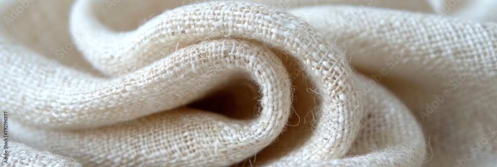Close Up View of White Fabric Close Up View of White Fabric
